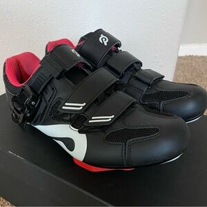 Peloton Black and Red Cycling Shoes